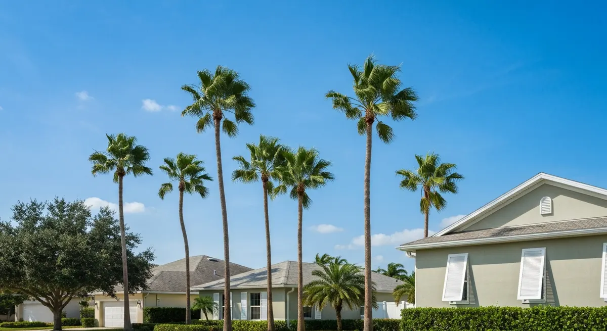 Florida home with hurricane preparations
